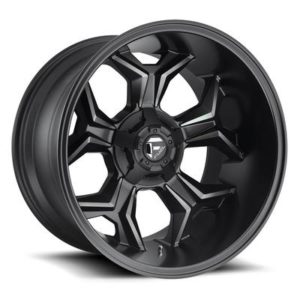 Fuel Off-Road D605 Avenger Wheel, 20x10 with 8 on 165.1 Bolt Pattern - Matte Black Double Tint - D60520008247