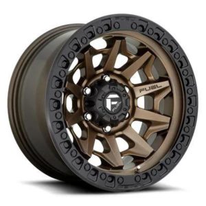 FUEL Off-Road D696 Covert Wheel, 17x9 with 8 on 170 Bolt Pattern - Bronze / Black - D69617901750