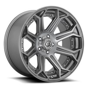 FUEL Off-Road D705 Siege Wheel, 22x10 with 6 on 135 Bolt Pattern - Platinum - D70522008947