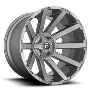 FUEL Off-Road D714 Contra Wheel, 22x12 with 6 on 135/6 on 5.5 Bolt Pattern - Platinum - D71422209846