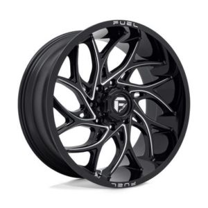 FUEL Off-Road D741 Runner Wheel, 22x10 with 6 on 135 Bolt Pattern - Gloss Black Milled - D74122008947