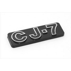 Omix-ADA CJ7 Emblem (Black/Chrome) - DMC-5457017