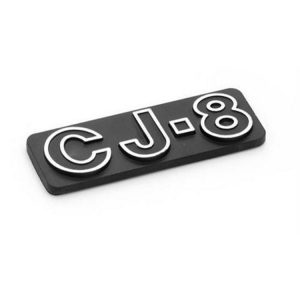 Omix-ADA CJ8 Emblem (Black/Chrome) - DMC-5758601