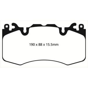 EBC Brakes 6000 Series Greenstuff Truck/SUV Brakes Disc Pads - DP62064