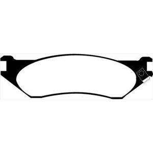 EBC Brakes 7000 Series Greenstuff SUV Supreme Compound Disc Pads - DP71267