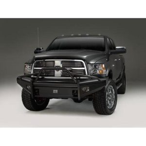 Fab Fours Pre-Runner Front Ranch Bumper with Tow Hooks (Black) - DR09-K2462-1