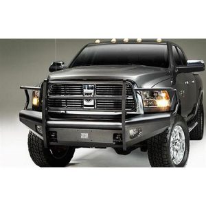 Fab Fours Elite Front Bumper with Tow Hooks (Black) - DR10-Q2960-1
