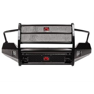 Fab Fours Black Steel Replacement Front Bumper with Full Guard Unpainted (Bare) - DR13-K2960-B