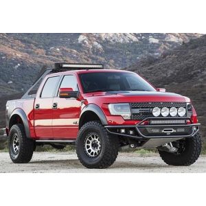 Body Armor Desert Series Front Base Bumper (Black) - DSF-19532