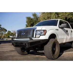 Addictive Desert Designs HoneyBadger Front Bumper with Tool Boxes (Black) - F057402920103