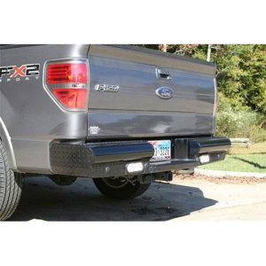 Fab Fours Ranch Rear Bumper (Black) - FF09-T1750-1