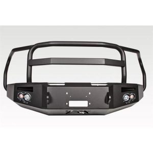 Fab Fours Winch Front Bumper with Full Guard (Black) - FF15-H3250-1
