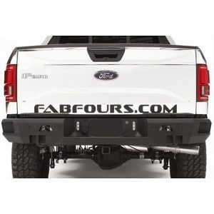 Fab Fours Sensor Bumper Rear (Black) - FF15-W3251-1