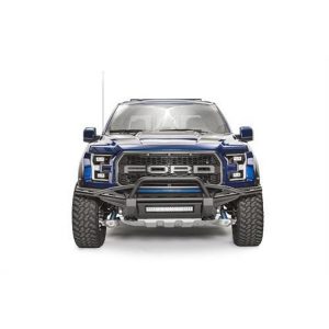 Aero Series Front Bumper with Pre Runner Guard in Black Powder Coat
