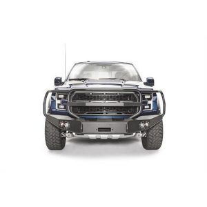 Premium Sensor Winch Bumper with Full Guard in Black Powder Coat