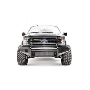 Fab Fours Black Steel Front Bumper without Guard (Black) - FF18-K4561-1