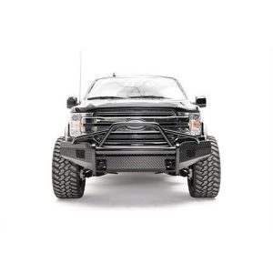 Fab Fours Black Steel Front Bumper with Pre-Runner (Black) - FF18-K4562-1