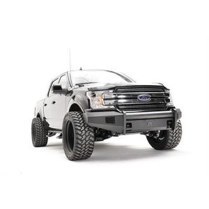 Fab Fours Black Steel Elite Front Bumper with Pre-Runner (Black) - FF18-R4562-1
