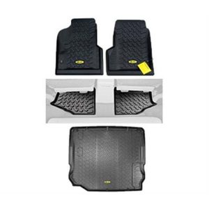 Bestop Floor Liner Package (Black) - FLTJ9706B