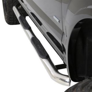 Smittybilt Sure Step 3" Diameter Side Bars (Stainless Steel) - FN1995-S4S