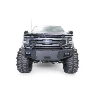 Fab Fours Premium Winch Front Bumper wirh Pre-Runner Guard (Black) - FS17-A4162-1