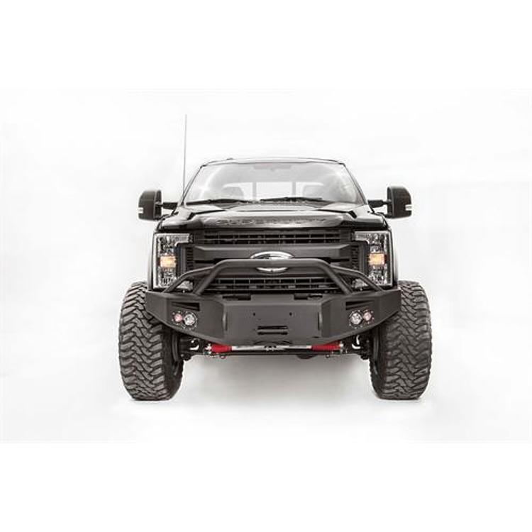 Fab Fours Premium Winch Front Bumper with Pre-Runner Guard (Black) - FS17-A4152-1
