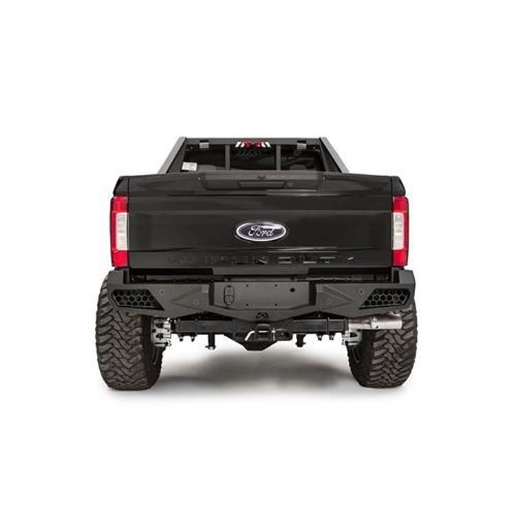 Fab Fours Vengeance Series Rear Replacement Bumper (Black) - FS17-E4151-1