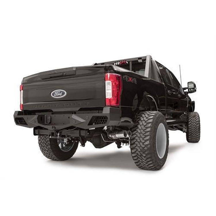 Fab Fours Vengeance Series Rear Replacement Bumper (Black) - FS17-E4151-1 - Image 2
