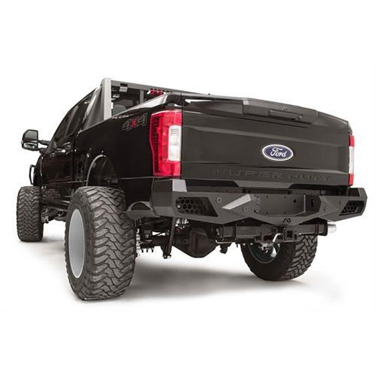 Fab Fours Vengeance Series Rear Replacement Bumper (Black) - FS17-E4151-1 - Image 3