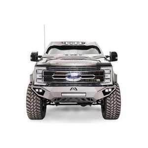 Fab Fours Open Fender Front Bumper without Guard (Black) - FS17-V4161-1
