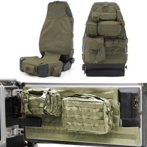 Smittybilt G.E.A.R. Seat Cover Kit (Olive Drab) - GEARGREEN2