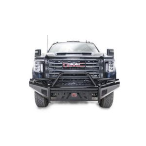 Fab Fours Black Steel Front Bumper with Pre-Runner Guard (Black) - GM20-S5062-1