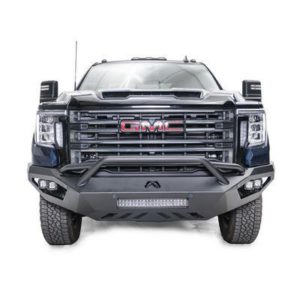 Fab Fours Vengeance Front Bumper with Pre-Runner Guard (Black) - GM20-V5052-1