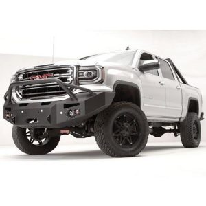 Fab Fours Premium Sensor Front Winch Bumper with Pre-Runner Guard (Black) - GS16-F3952-1
