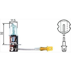 Hella H3 Heavy Duty Halogen Bulb - H83135041