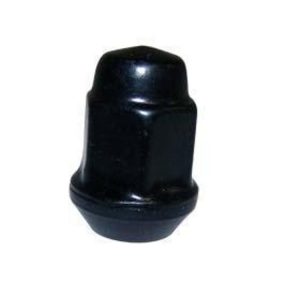 Crown Automotive 1/2 Inch-20 Black Lug Nut (Black) - J4006956BLK