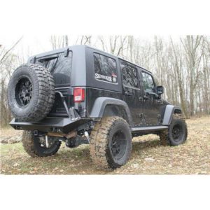 Fab Fours Rear Base Bumper (Bare) - JK07-Y1251-B