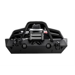 Fab Fours Stubby Front Bumper (Black) - JK07-B1854-1