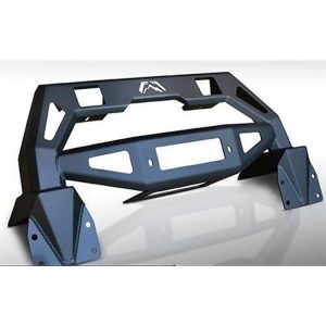 Fab Fours Full Metal Jacket Winch Bumper Modifier (Black) - JK07-B1859-1