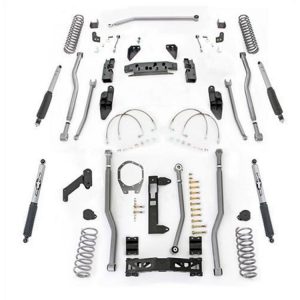Rubicon Express 3.5 Inch Extreme Duty 4-Link Front/Rear 3-Link Long Arm Lift Kit with Mono-Tube Shocks - JK4343M