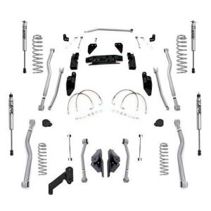 Rubicon Express 3.5 Inch Extreme Duty 4-Link Long Arm Lift Kit with Fox Performance Shocks - JK4423FP