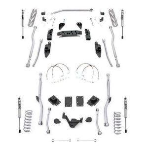 Rubicon Express 3.5 Inch Extreme Duty 4-Link Long Arm Lift Kit with Fox Performance Shocks  - JK4R43FP