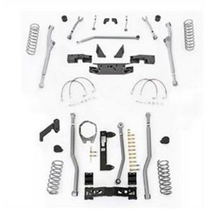 Rubicon Express 3.5 Inch Extreme Duty Radius Front/Rear 3-Link Long Arm Lift Kit with Mono-Tube Shocks - JKR343M