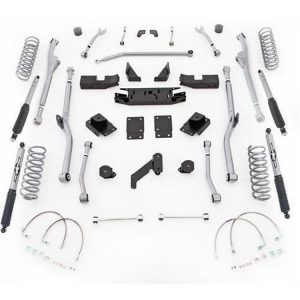 Rubicon Express 3.5 Inch Extreme Duty Radius Long Arm Lift Kit with Mono Tube Shocks - JKRR43M
