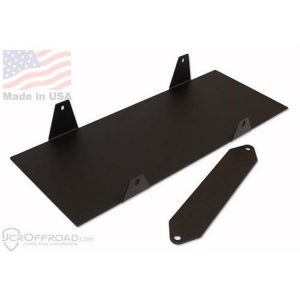 JcrOffroad Winch Mount Block Off Kit (Bare Steel) - JKVCMBO-BARE