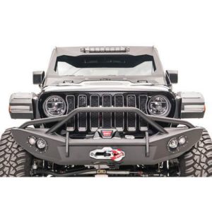 Fab Fours Integrated Light Wide Fender Flare with Base Fender (Black) - JL2006-1
