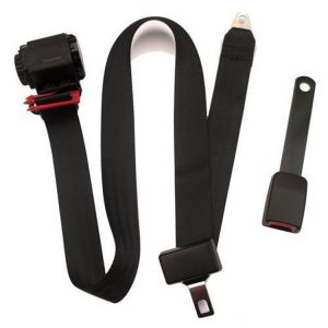 Beams Replacement 3-Point Shoulder Harness Front Seat Belt in Black (Black) - JPTJ0306F-10