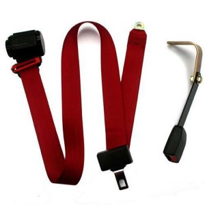 Beams Replacement 3-Point Shoulder Harness Front Seat Belt in Red (Red) - JPTJ9702F-27