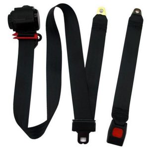 Beams Replacement 3-Point Shoulder Harness Front Seat Belt in Black (Black) - JPYJ8791F-10
