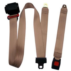 Beams Replacement 3-Point Shoulder Harness Front Seat Belt in Tan (Tan) - JPYJ8791F-30